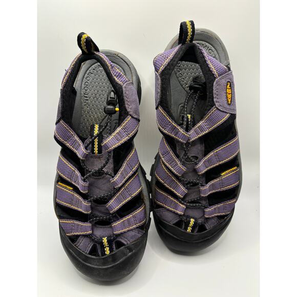 Purple & Black Keen Walking Sandals - Picture 1 of 4